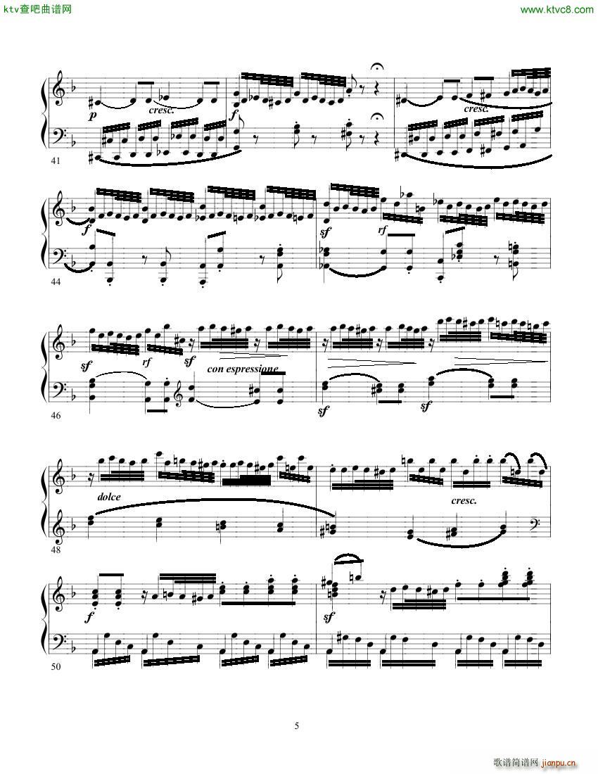 clementi sonata op50 2(钢琴谱)5
