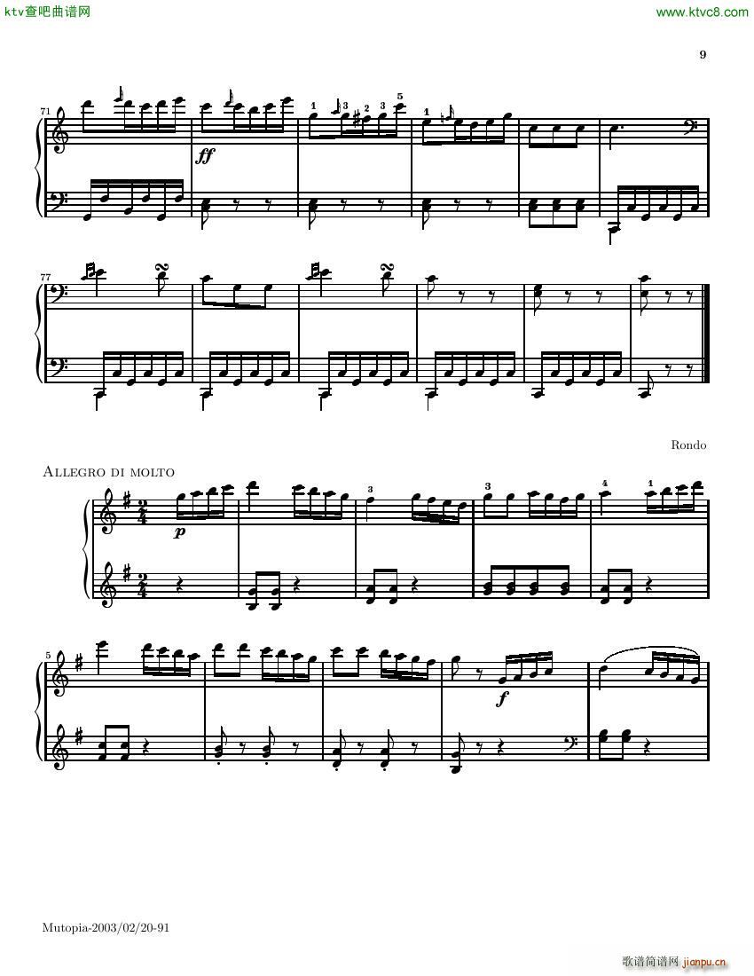 clementi op36no5(钢琴谱)9