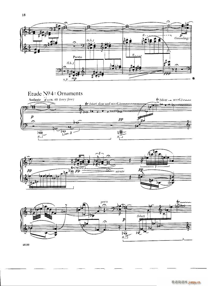 Corigliano Etude Fantasy(钢琴谱)19