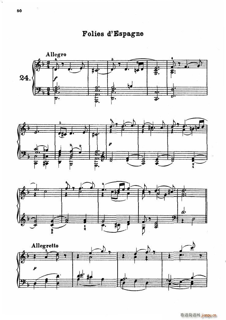 Corelli Album für Klavier Reinecke 二(钢琴谱)9