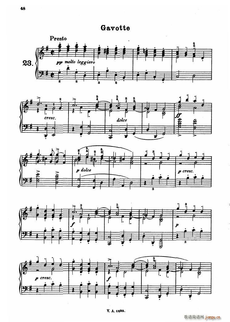 Corelli Album für Klavier Reinecke 二(钢琴谱)7