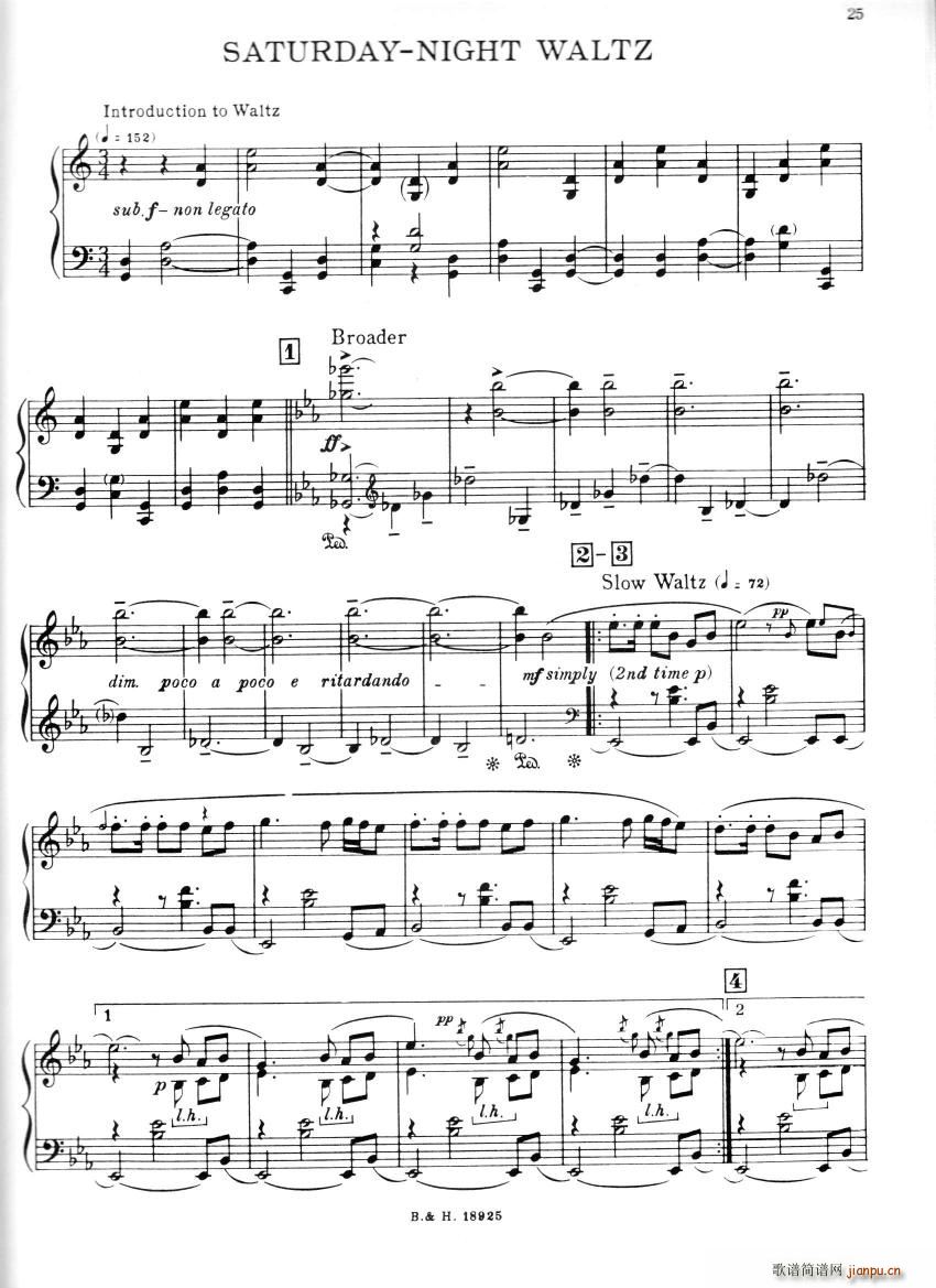 Rodeo Saturday Night Waltz(钢琴谱)1