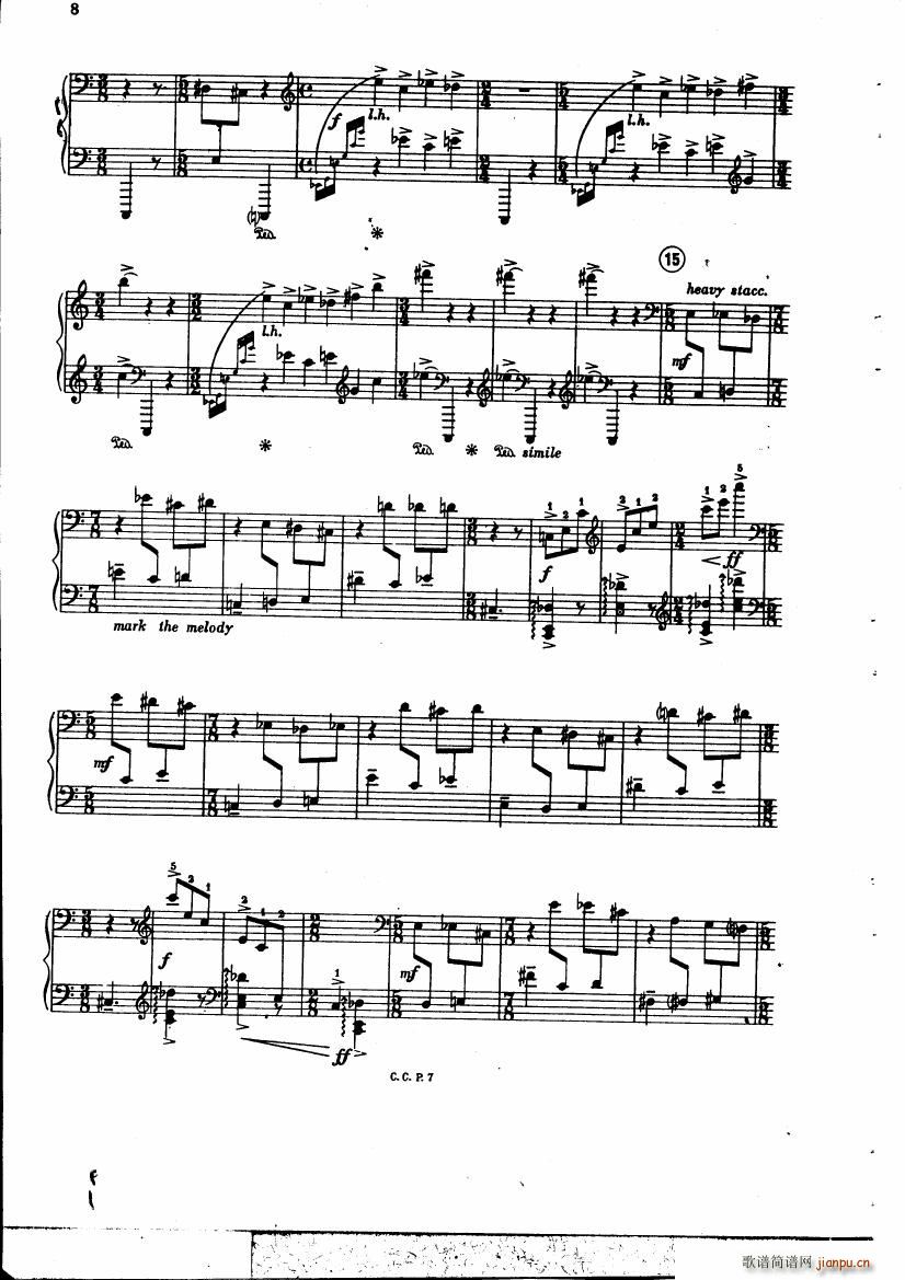 copland piano variations(钢琴谱)7