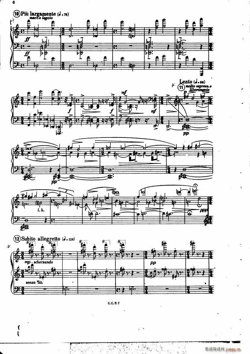 copland piano variations(钢琴谱)5
