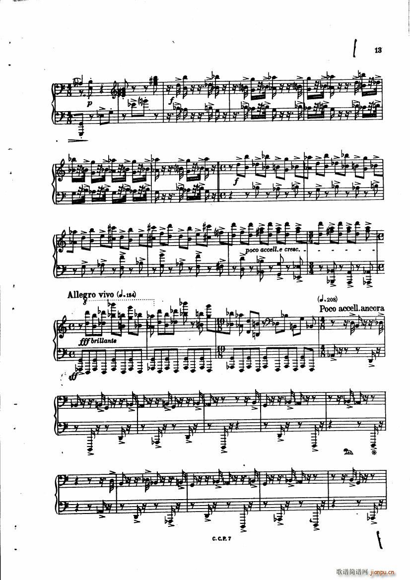 copland piano variations(钢琴谱)12