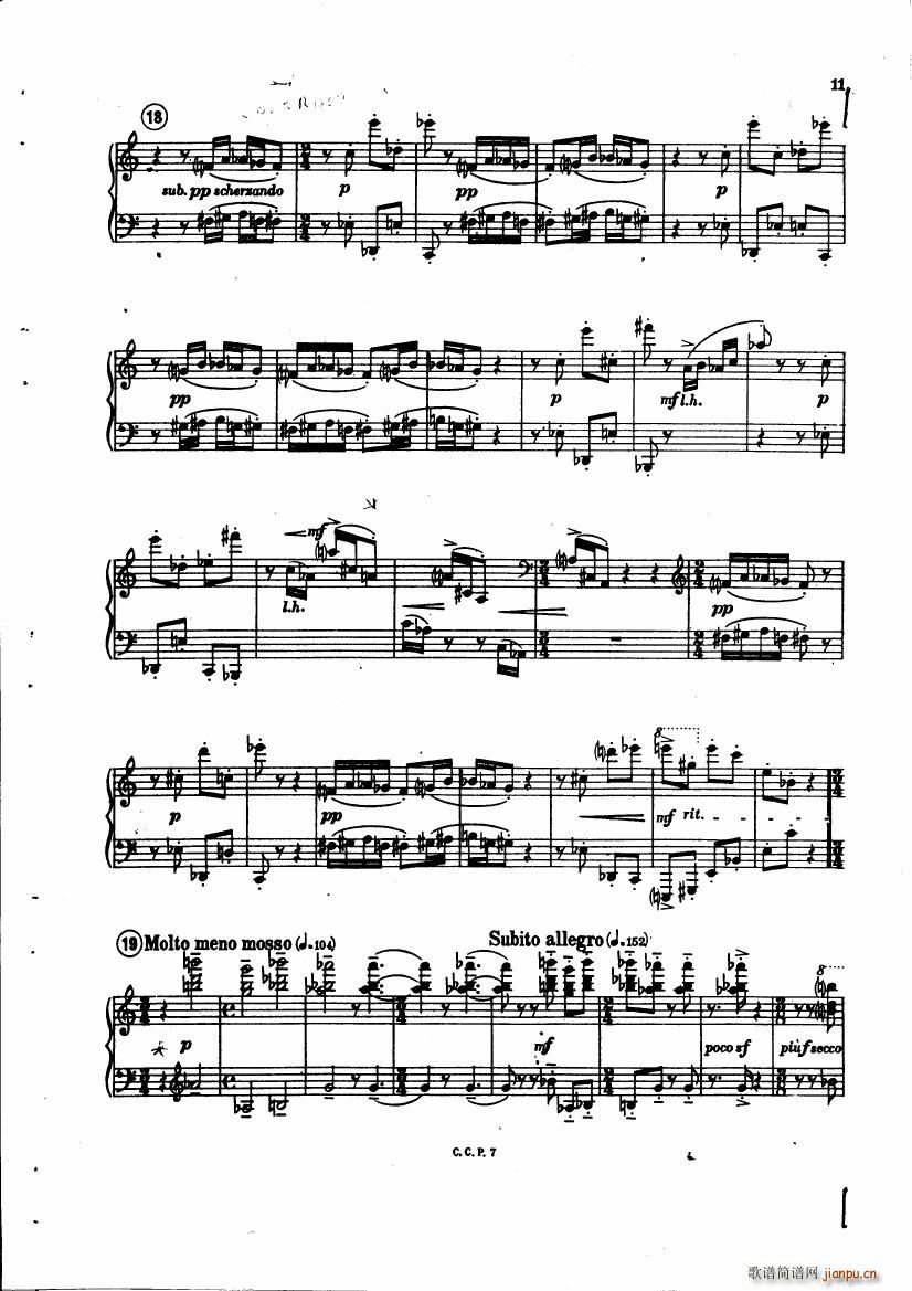 copland piano variations(钢琴谱)10