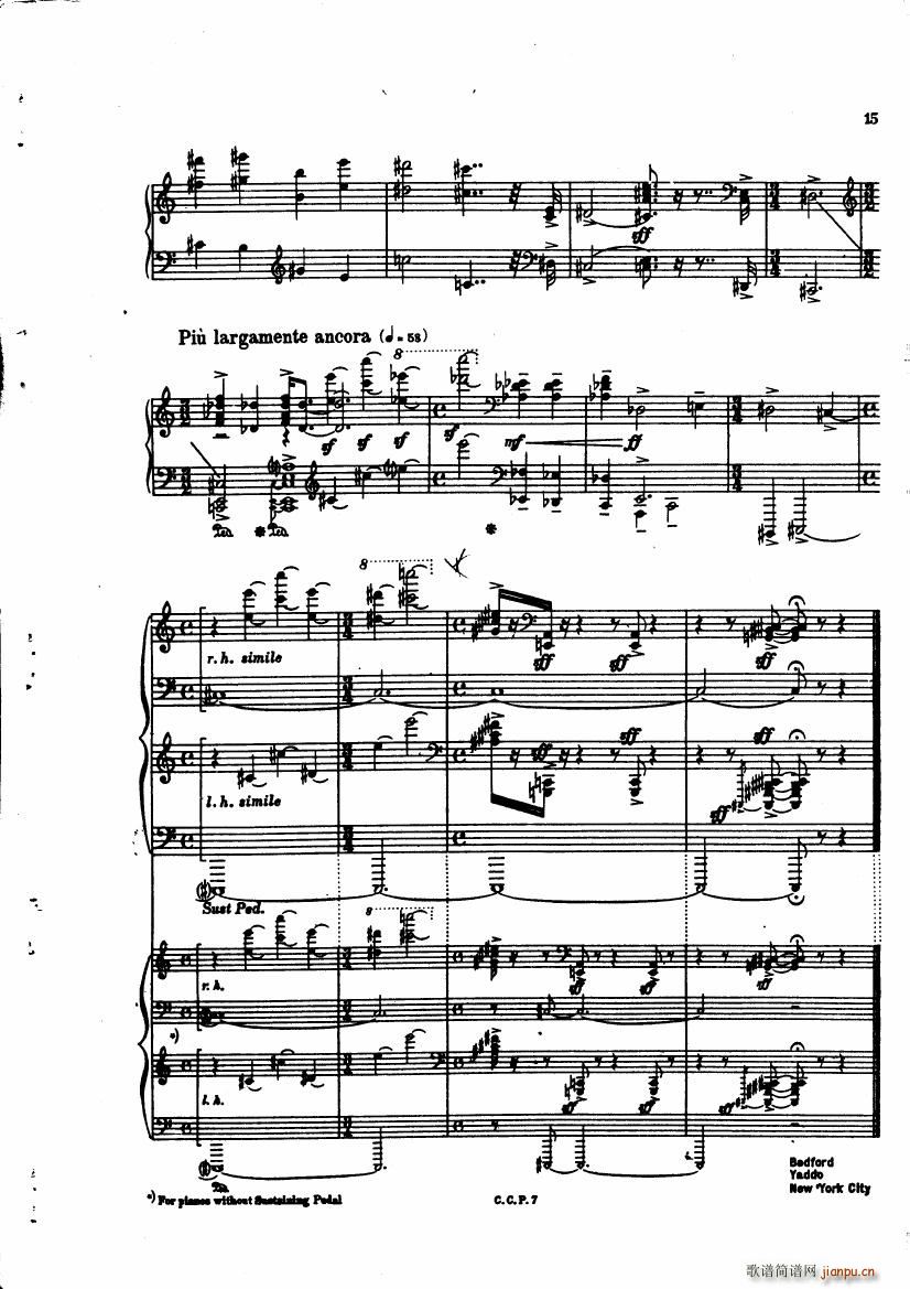 copland piano variations(钢琴谱)14