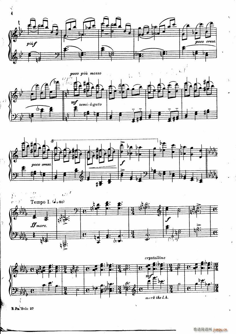 Copland Piano Sonata(钢琴谱)5