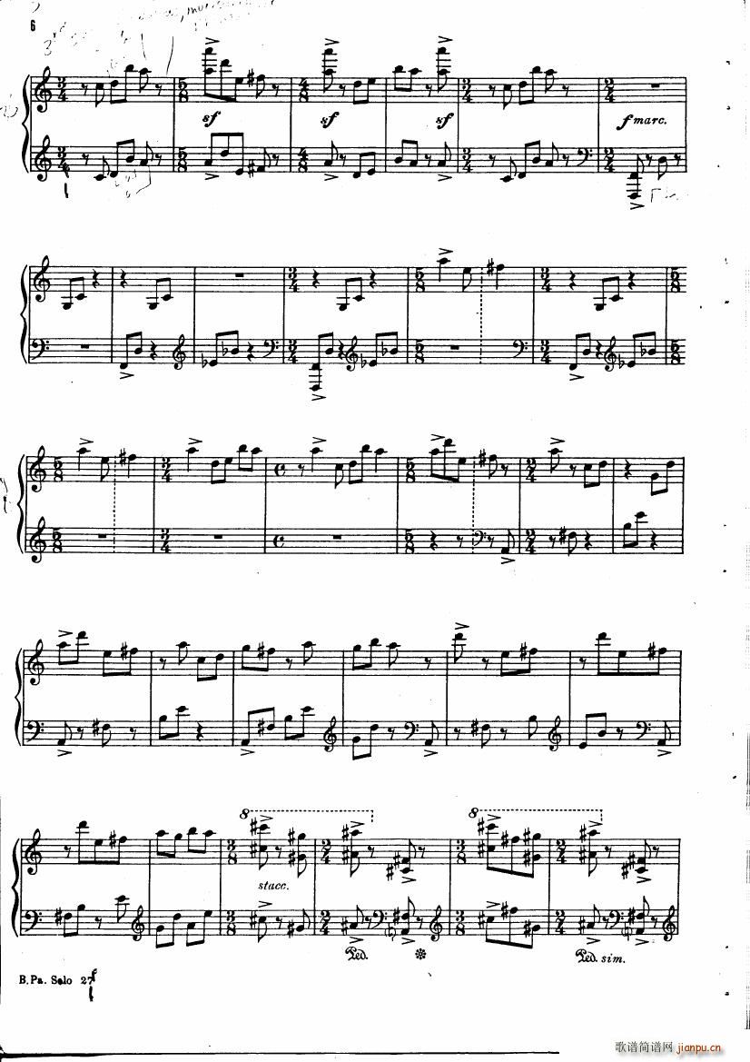 Copland Piano Sonata(钢琴谱)7