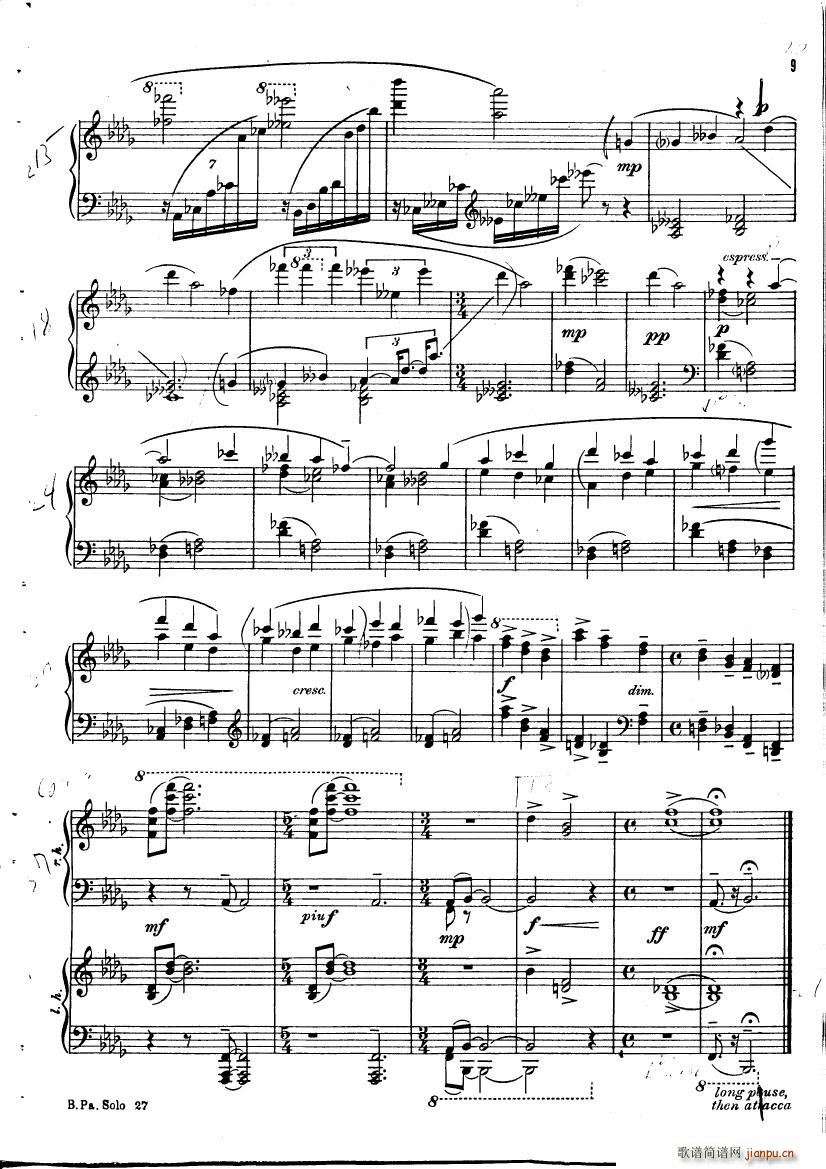 Copland Piano Sonata(钢琴谱)10