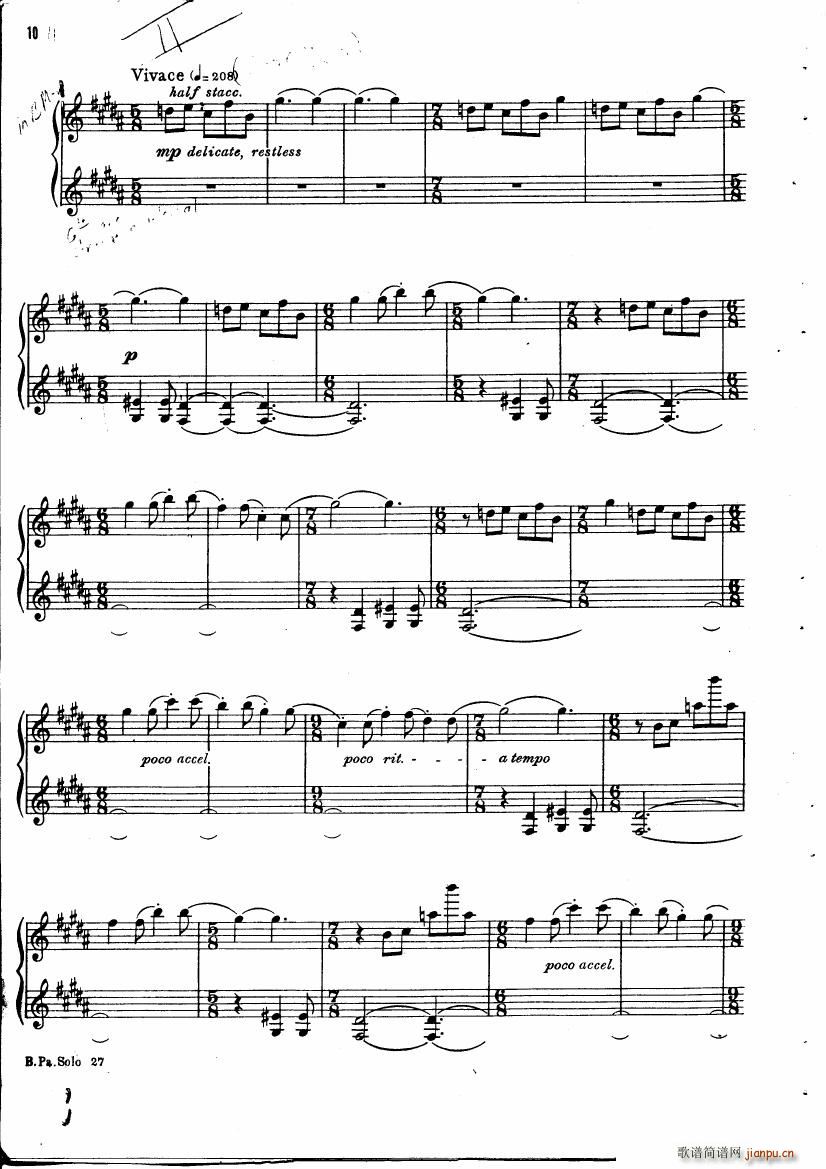 Copland Piano Sonata(钢琴谱)11