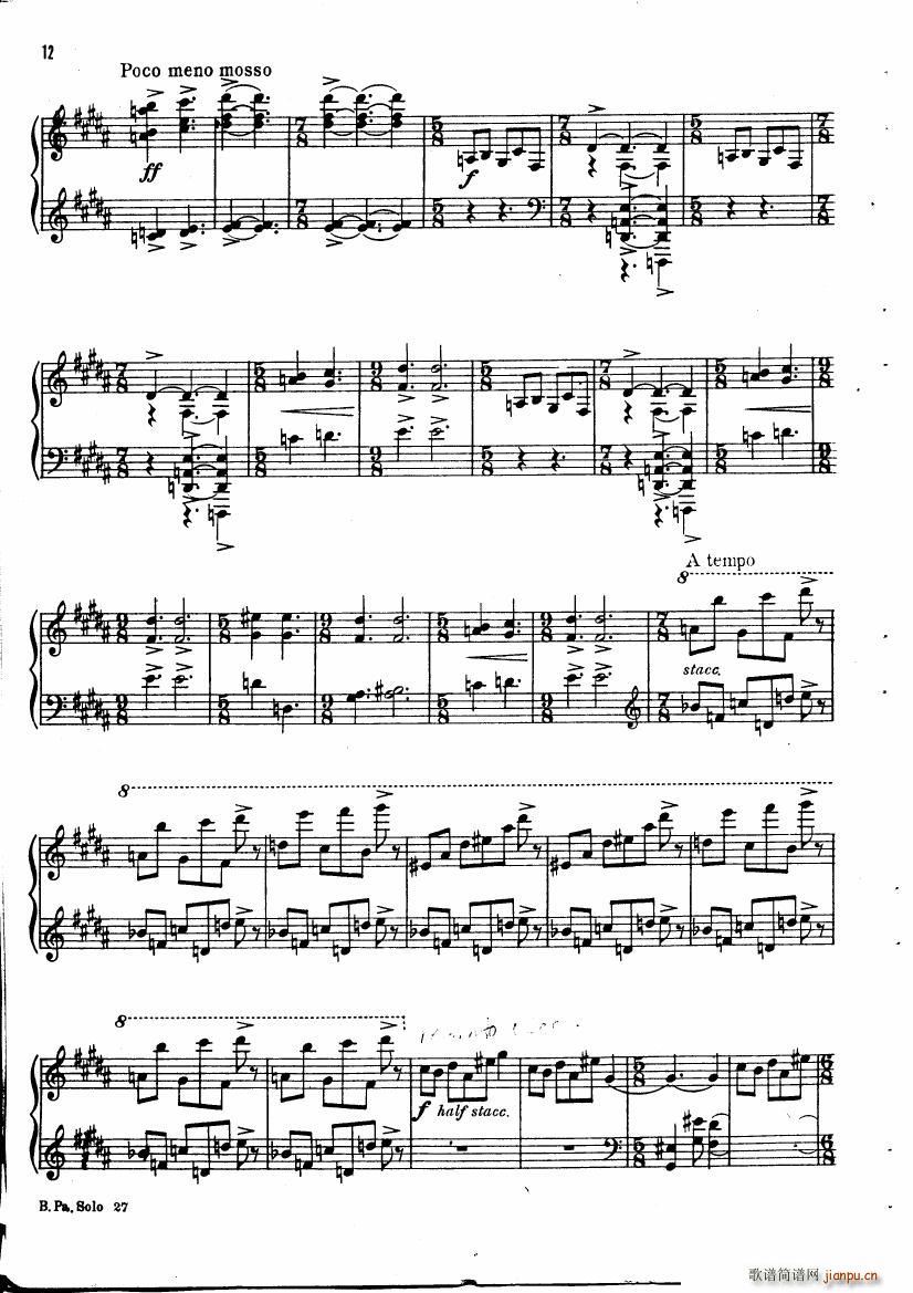 Copland Piano Sonata(钢琴谱)13