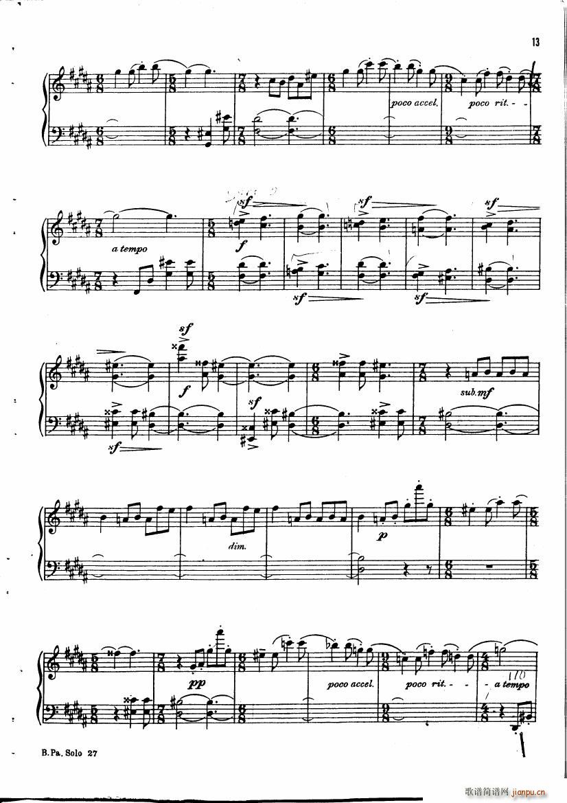 Copland Piano Sonata(钢琴谱)14
