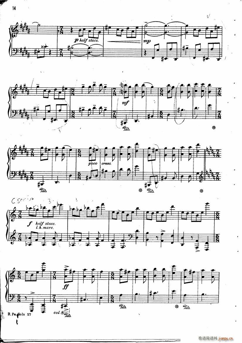 Copland Piano Sonata(钢琴谱)15