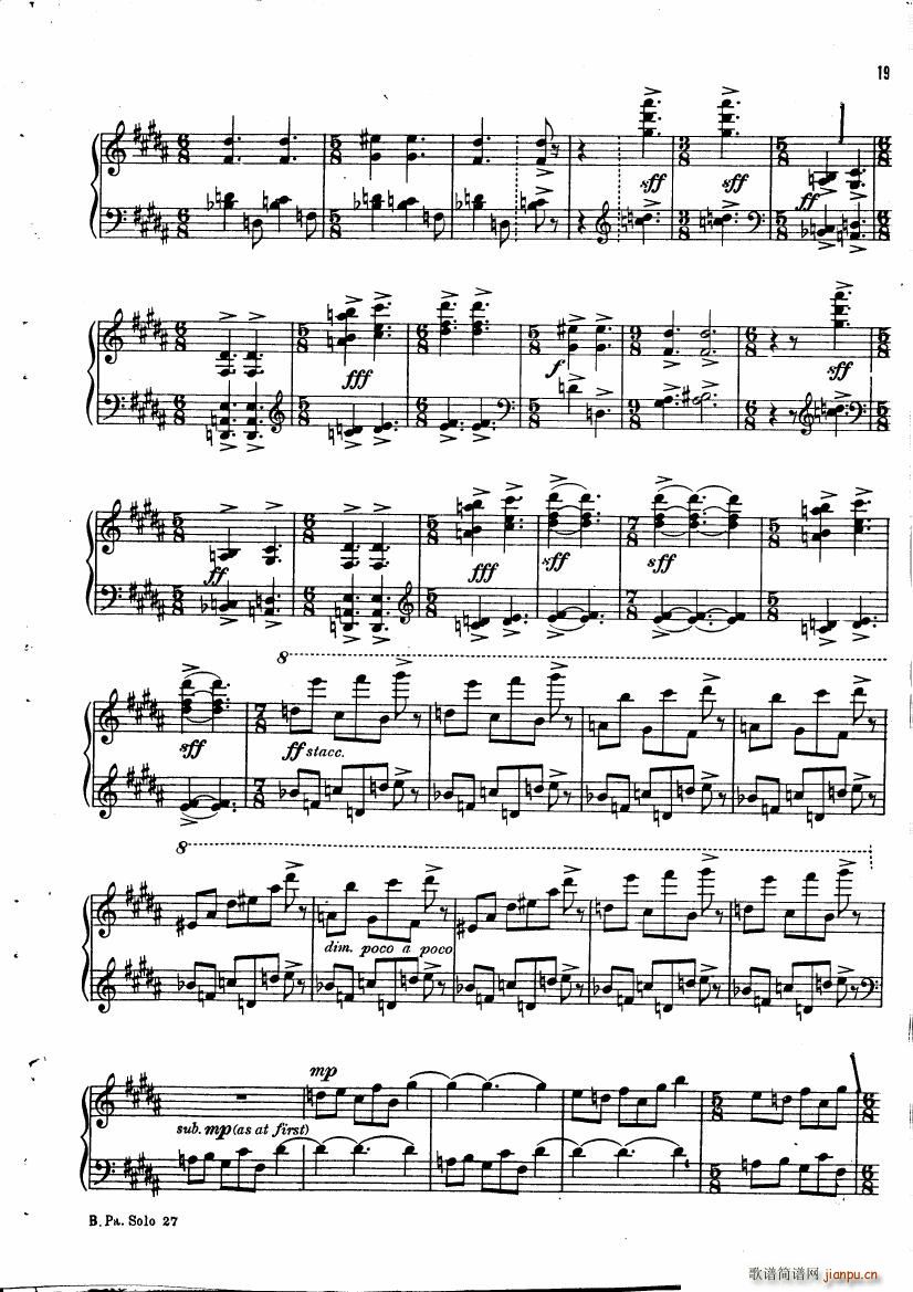 Copland Piano Sonata(钢琴谱)20