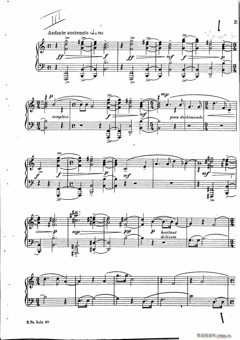 Copland Piano Sonata(钢琴谱)22