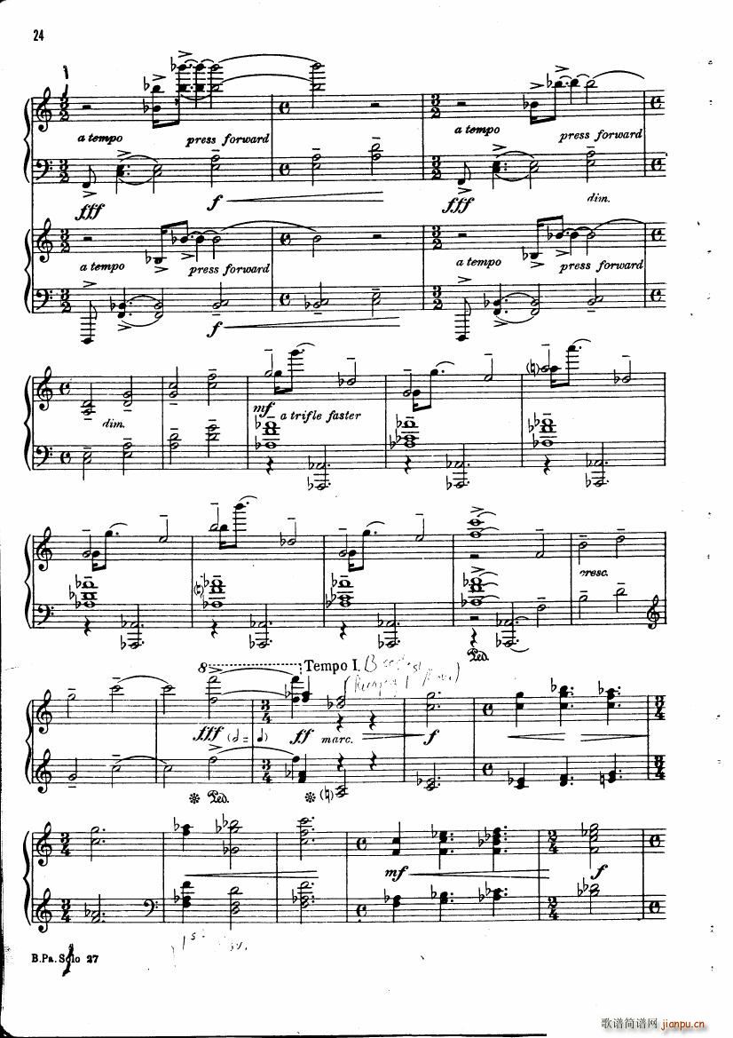 Copland Piano Sonata(钢琴谱)25