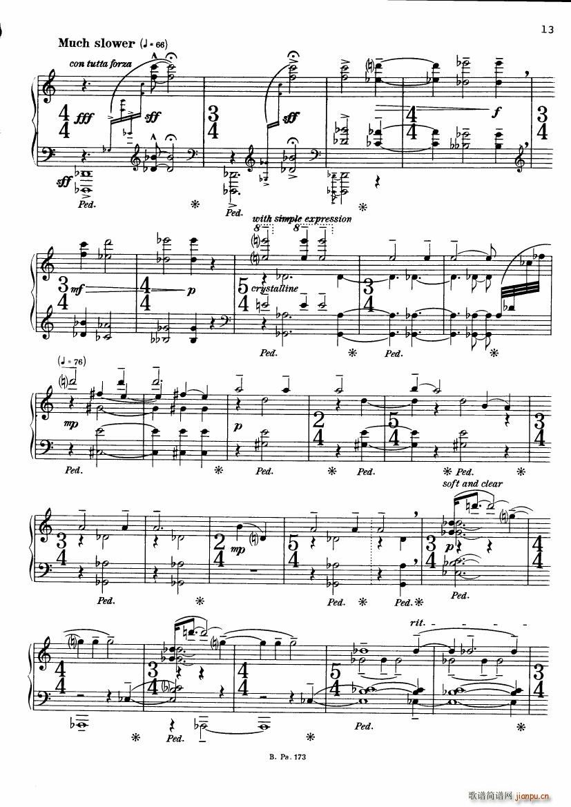 Copland Piano Fantasy(钢琴谱)10