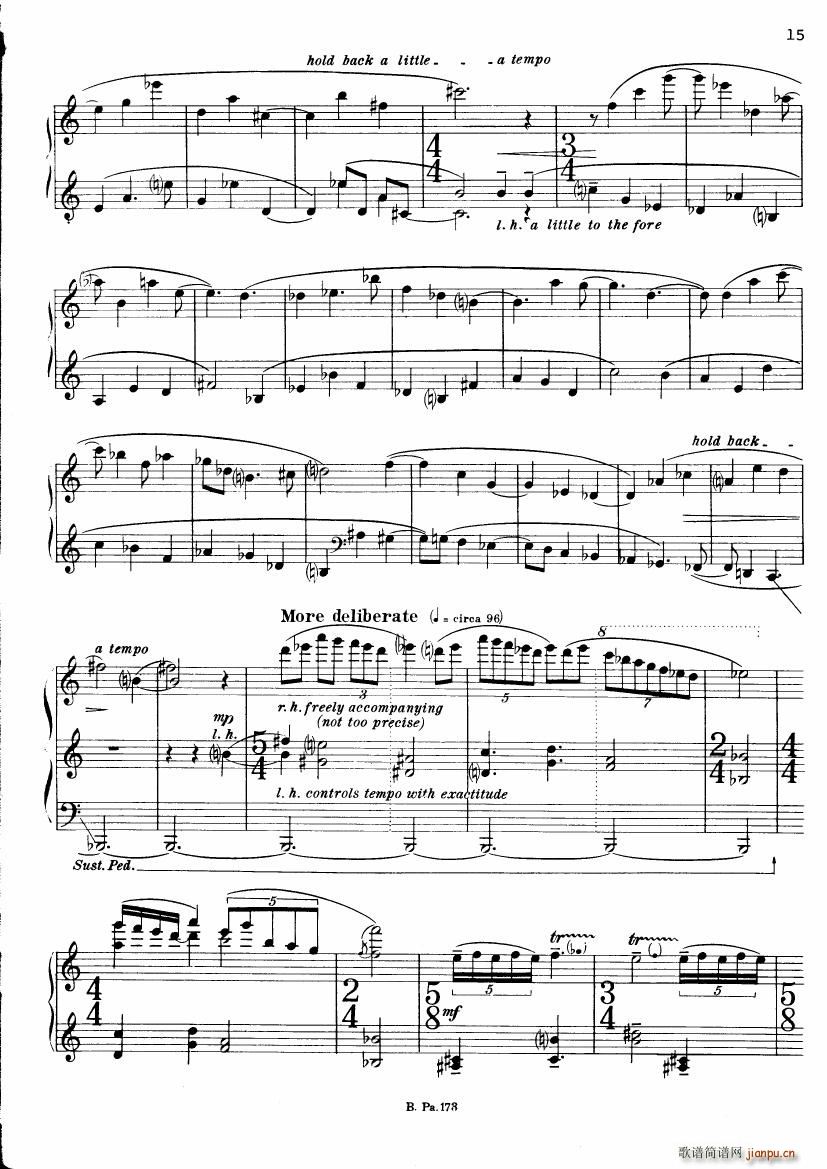 Copland Piano Fantasy(钢琴谱)12
