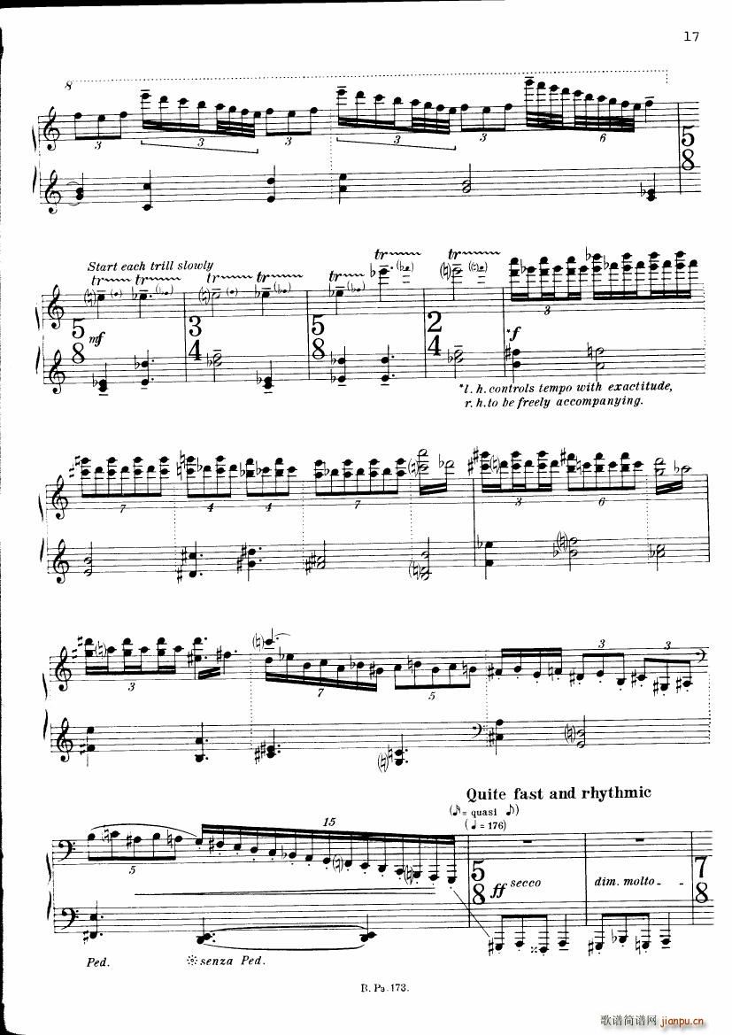 Copland Piano Fantasy(钢琴谱)14