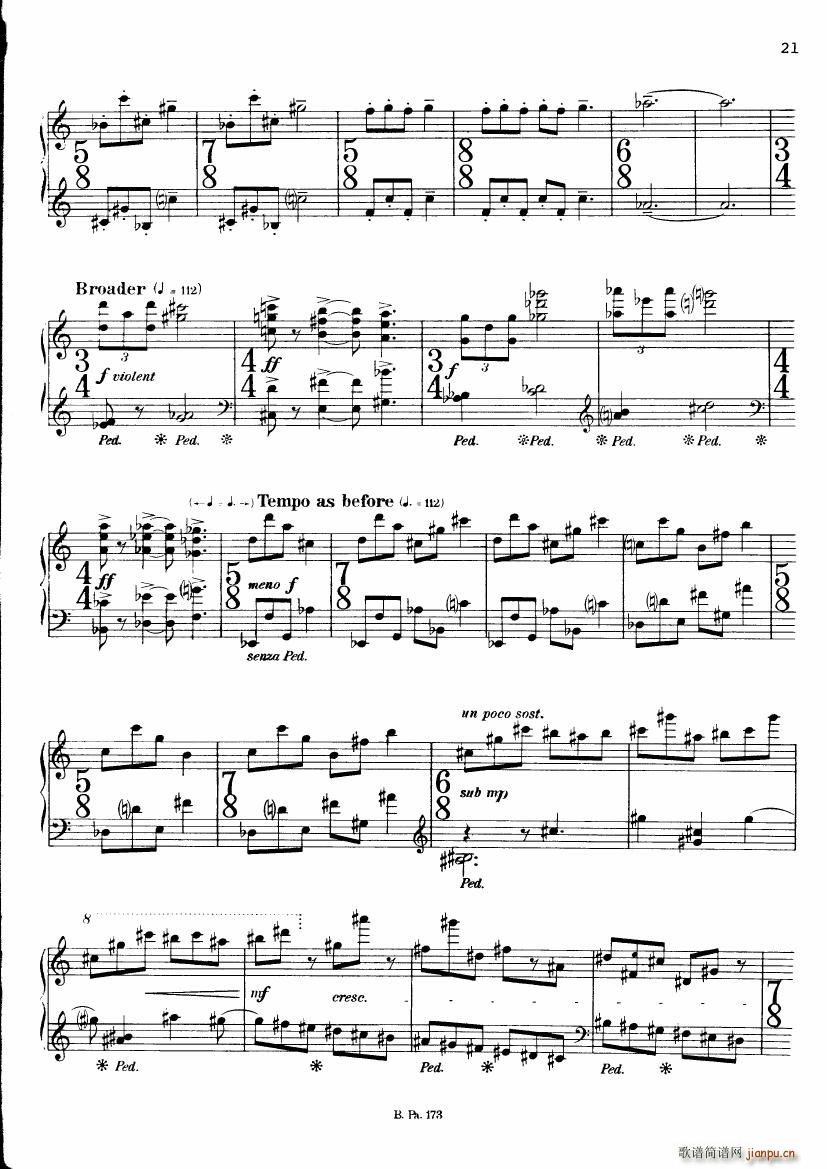 Copland Piano Fantasy(钢琴谱)18
