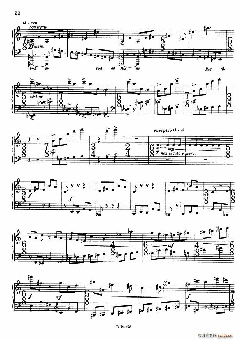Copland Piano Fantasy(钢琴谱)19