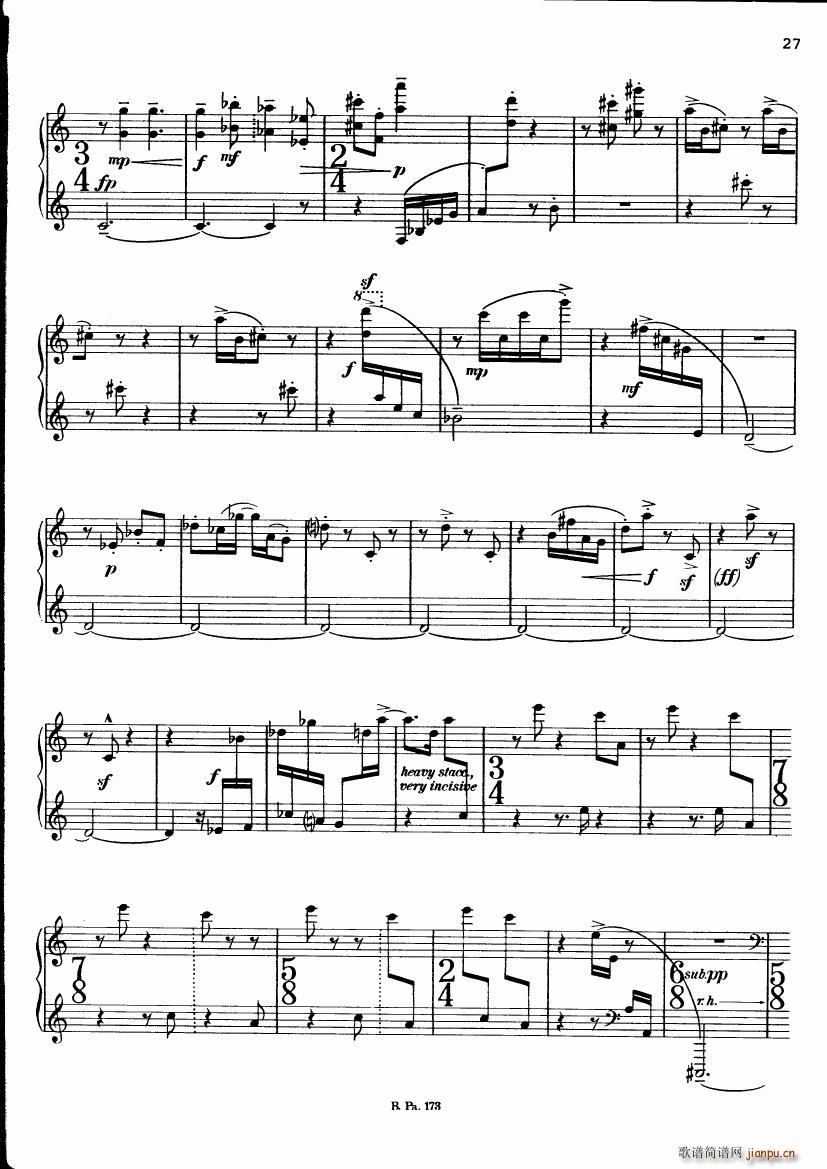 Copland Piano Fantasy(钢琴谱)24