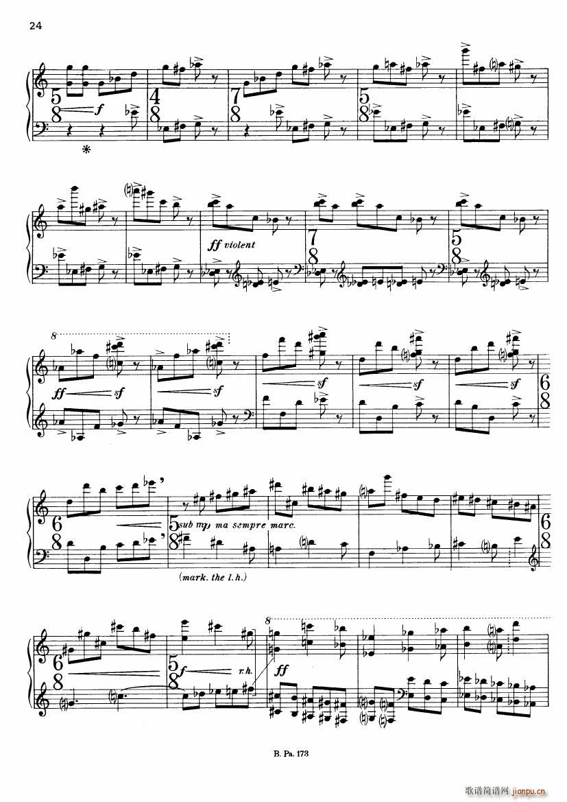 Copland Piano Fantasy(钢琴谱)21