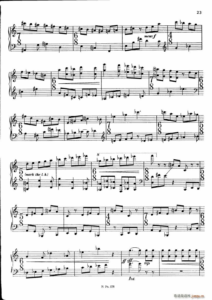 Copland Piano Fantasy(钢琴谱)20