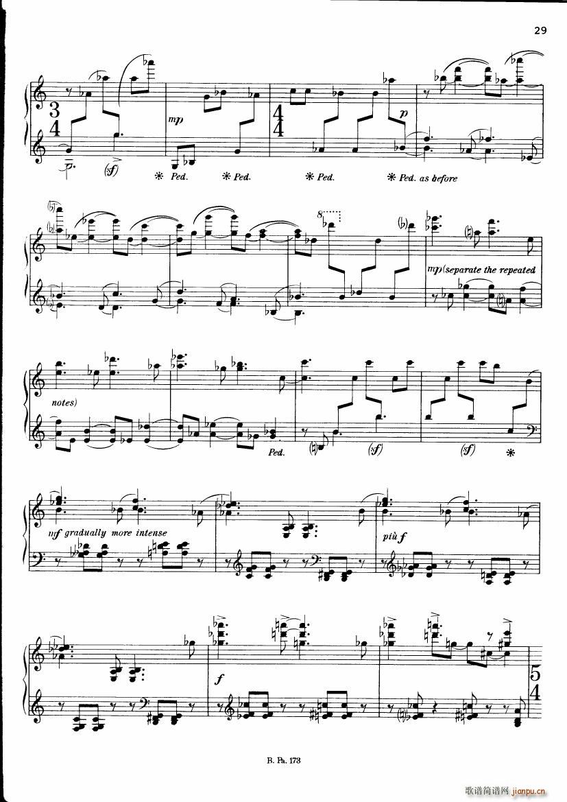 Copland Piano Fantasy(钢琴谱)26
