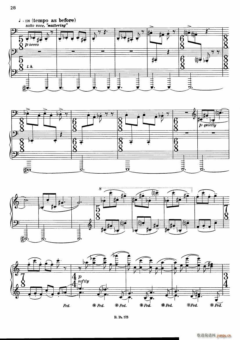 Copland Piano Fantasy(钢琴谱)25