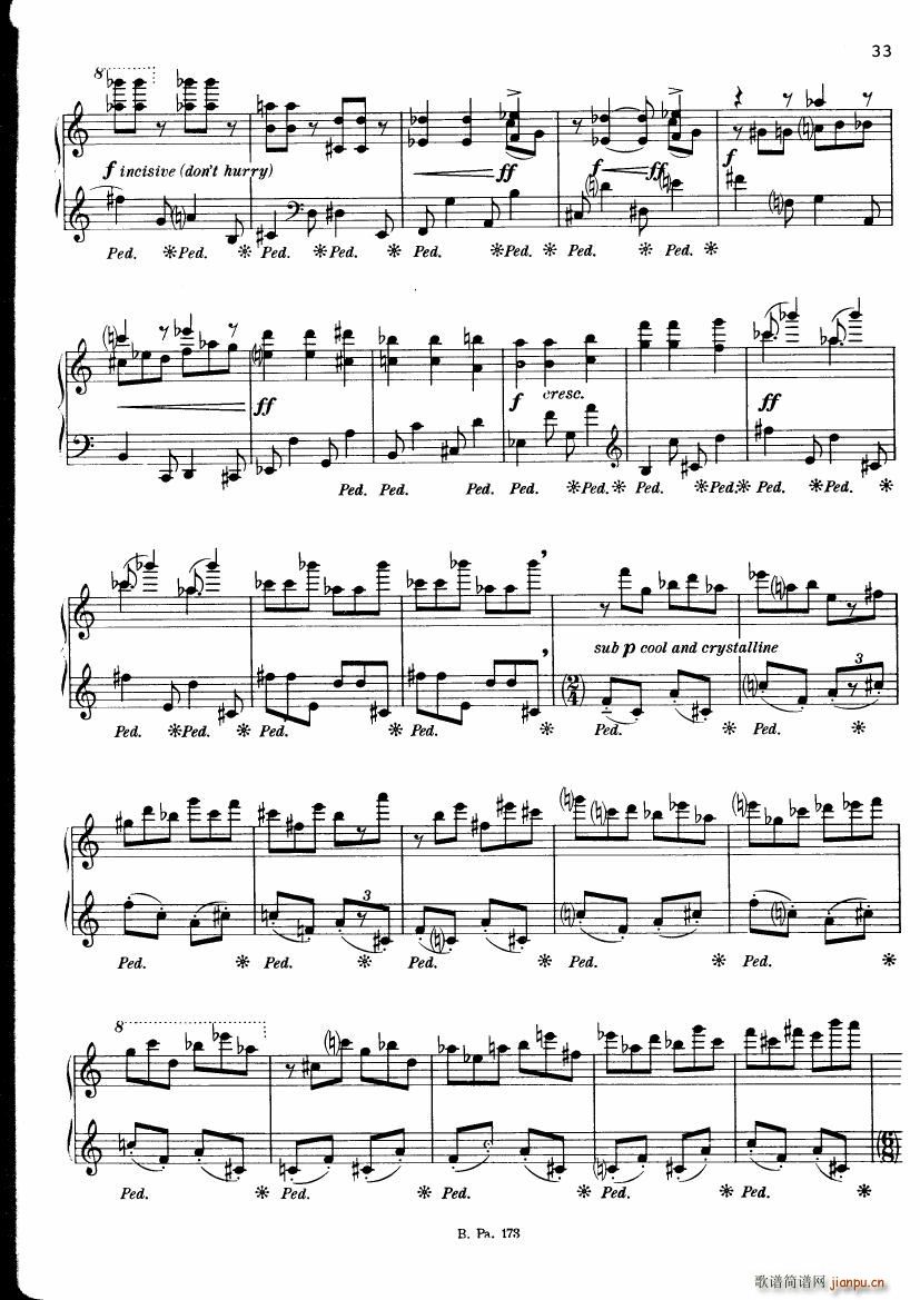 Copland Piano Fantasy(钢琴谱)30