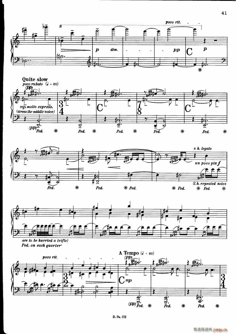 Copland Piano Fantasy(钢琴谱)38