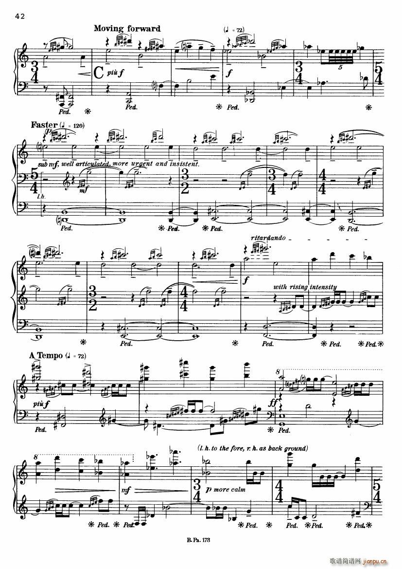 Copland Piano Fantasy(钢琴谱)39