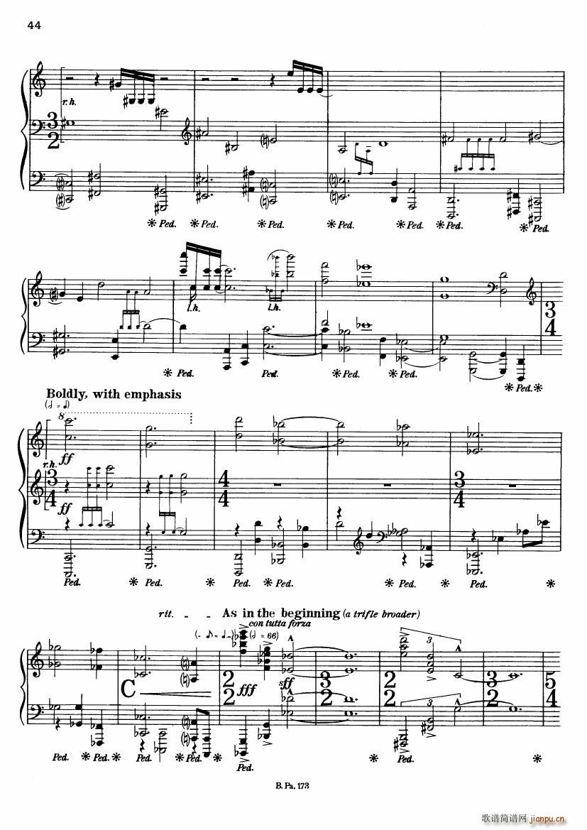 Copland Piano Fantasy(钢琴谱)41