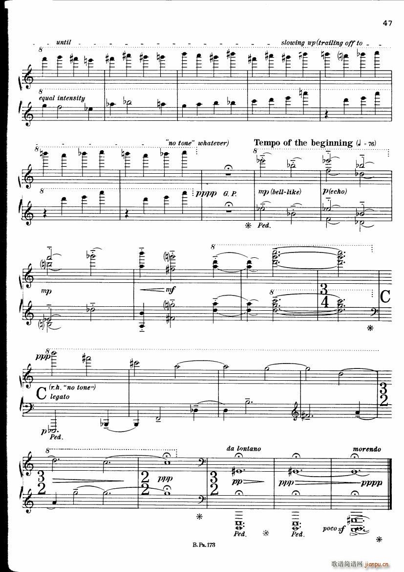 Copland Piano Fantasy(钢琴谱)40