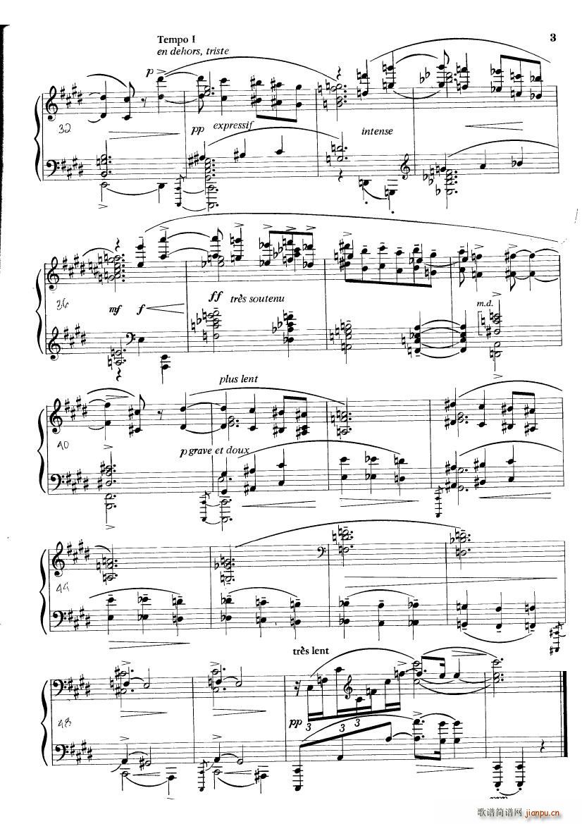 Boulanger Lili 3 Morceaux(钢琴谱)5