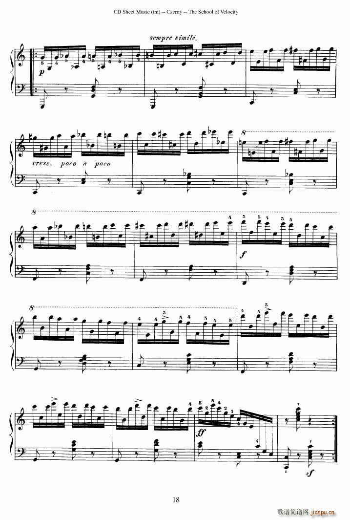 Czerny op 299 Schule der Gel ufigkeit 2(钢琴谱)18