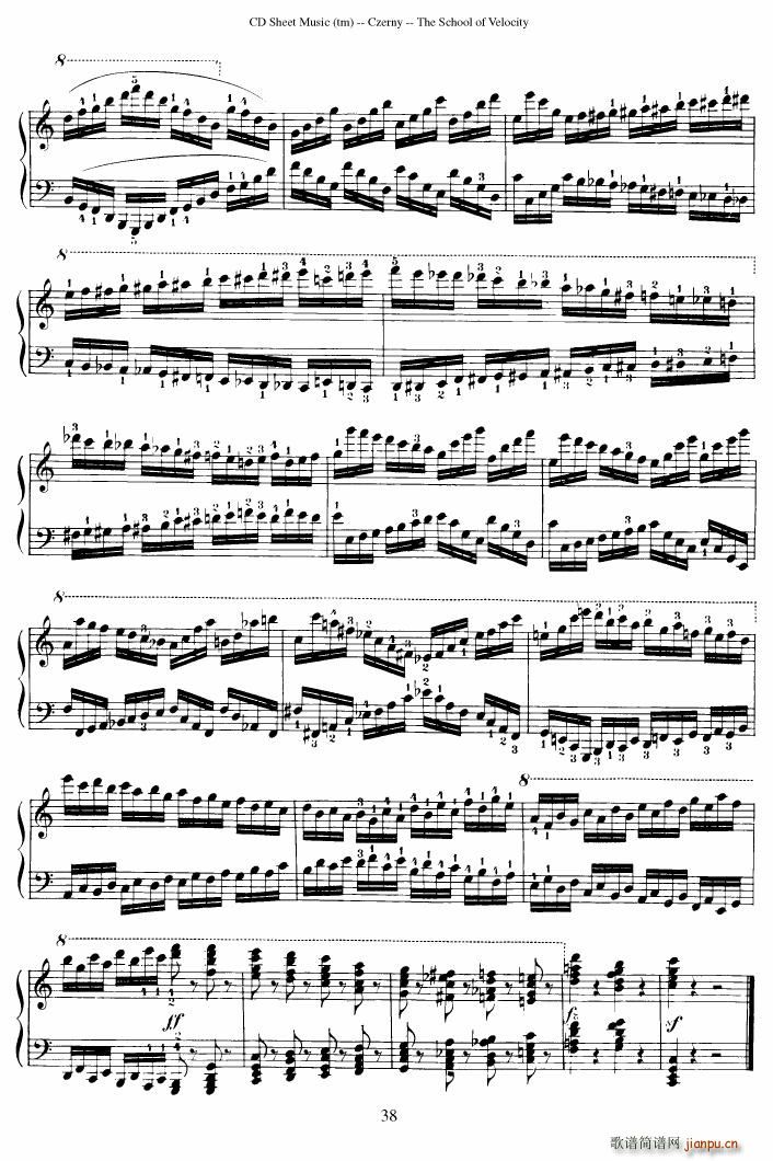 Czerny op 299 Schule der Gel ufigkeit 2(钢琴谱)38