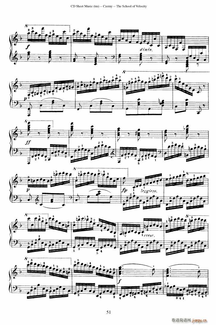 Czerny op 299 Schule der Gel ufigkeit 2(钢琴谱)51