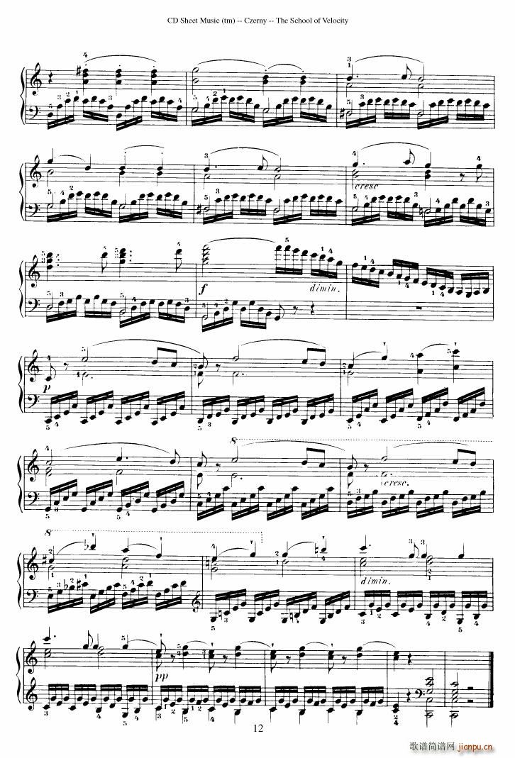 Czerny op 226 Fantasie f Moll 4H(钢琴谱)30