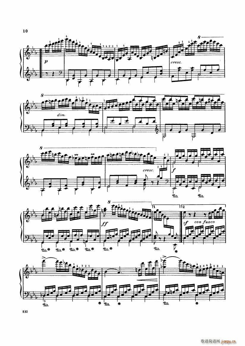 Czerny op 33 Rode Variationen(钢琴谱)8