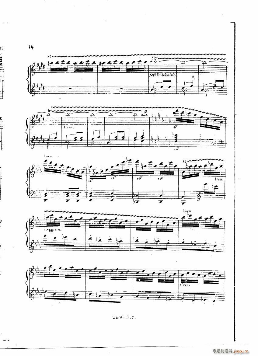 Czerny Variations brillantes(钢琴谱)13