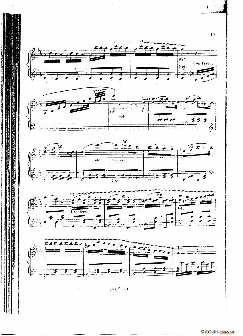Czerny Variations brillantes(钢琴谱)14