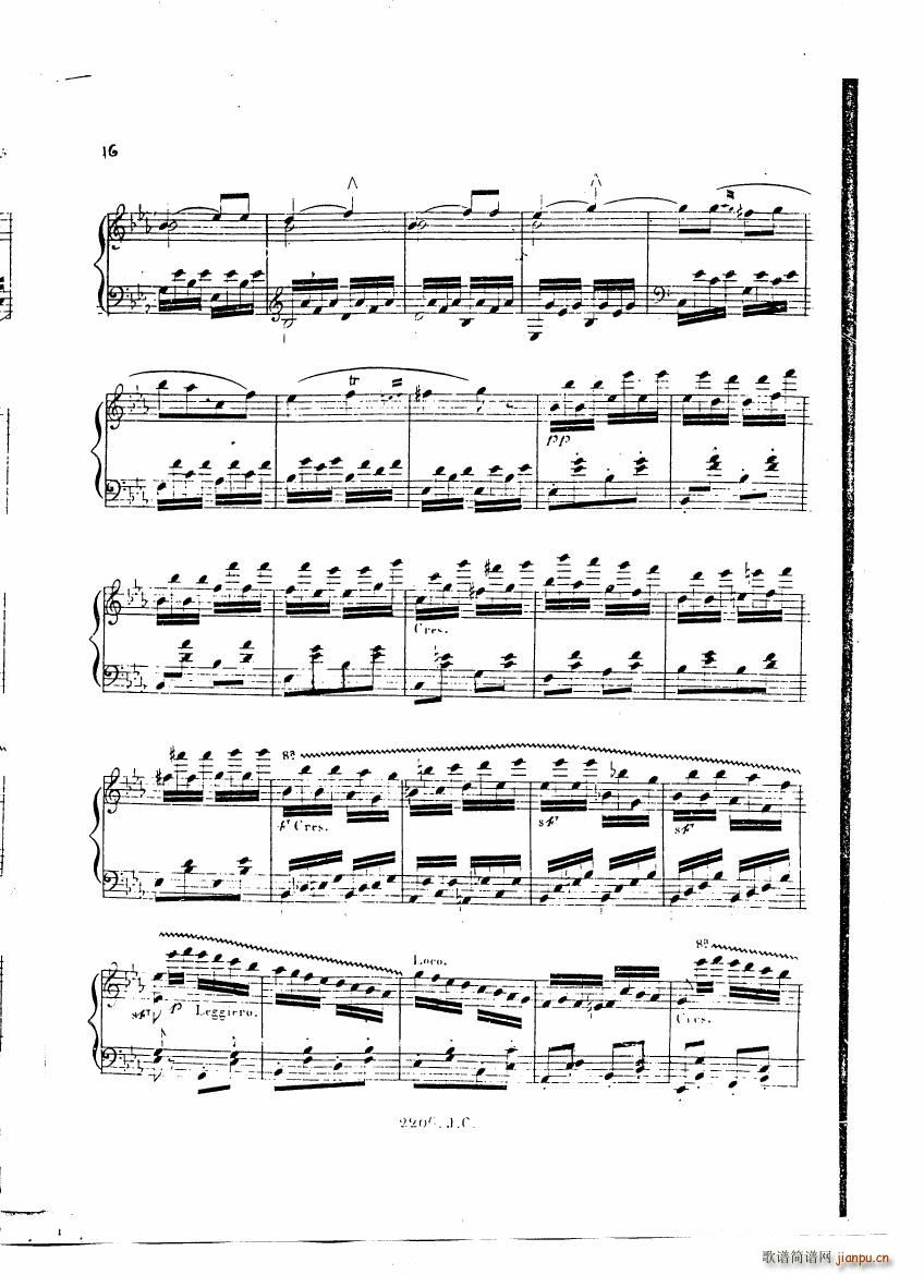 Czerny Variations brillantes(钢琴谱)15