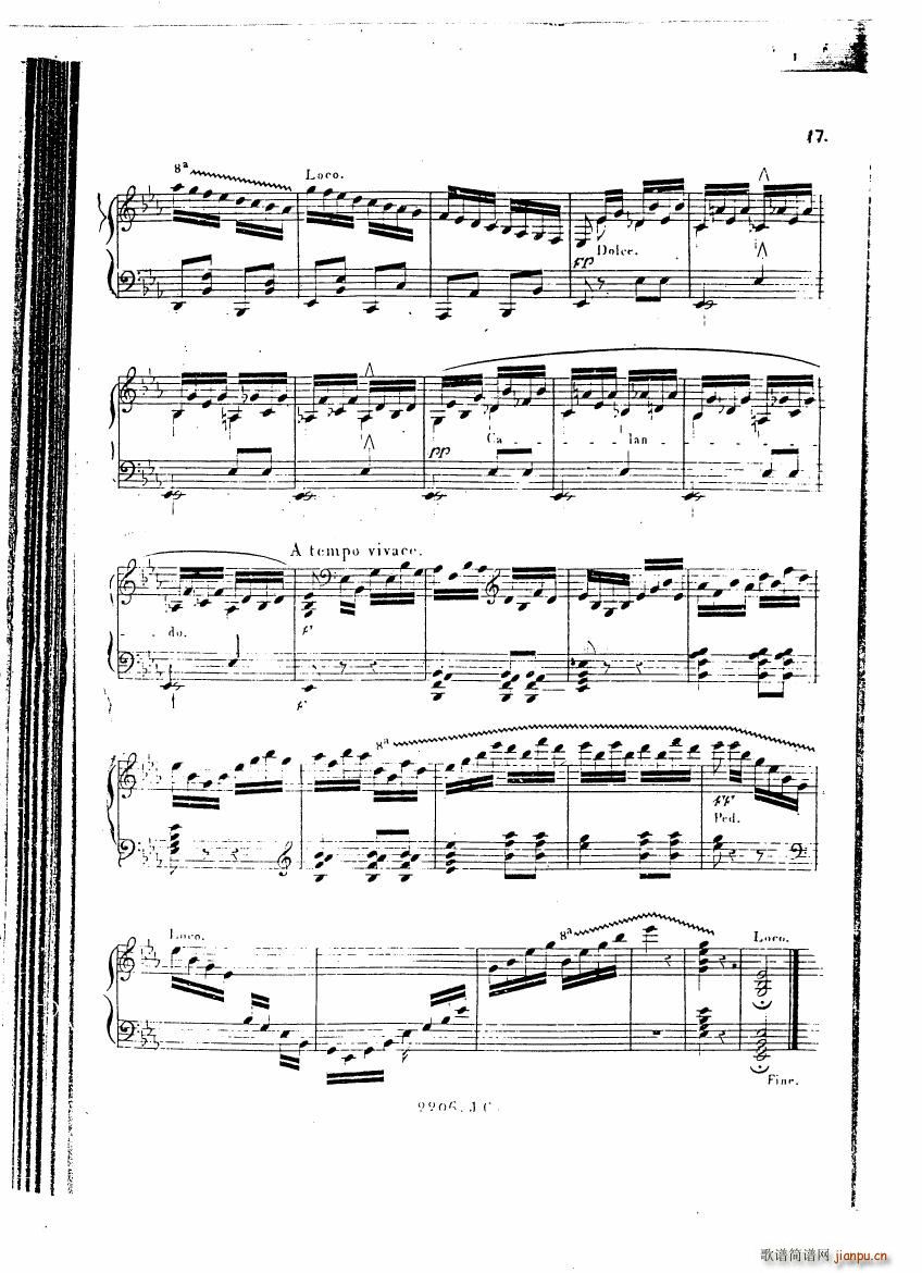 Czerny Variations brillantes(钢琴谱)16