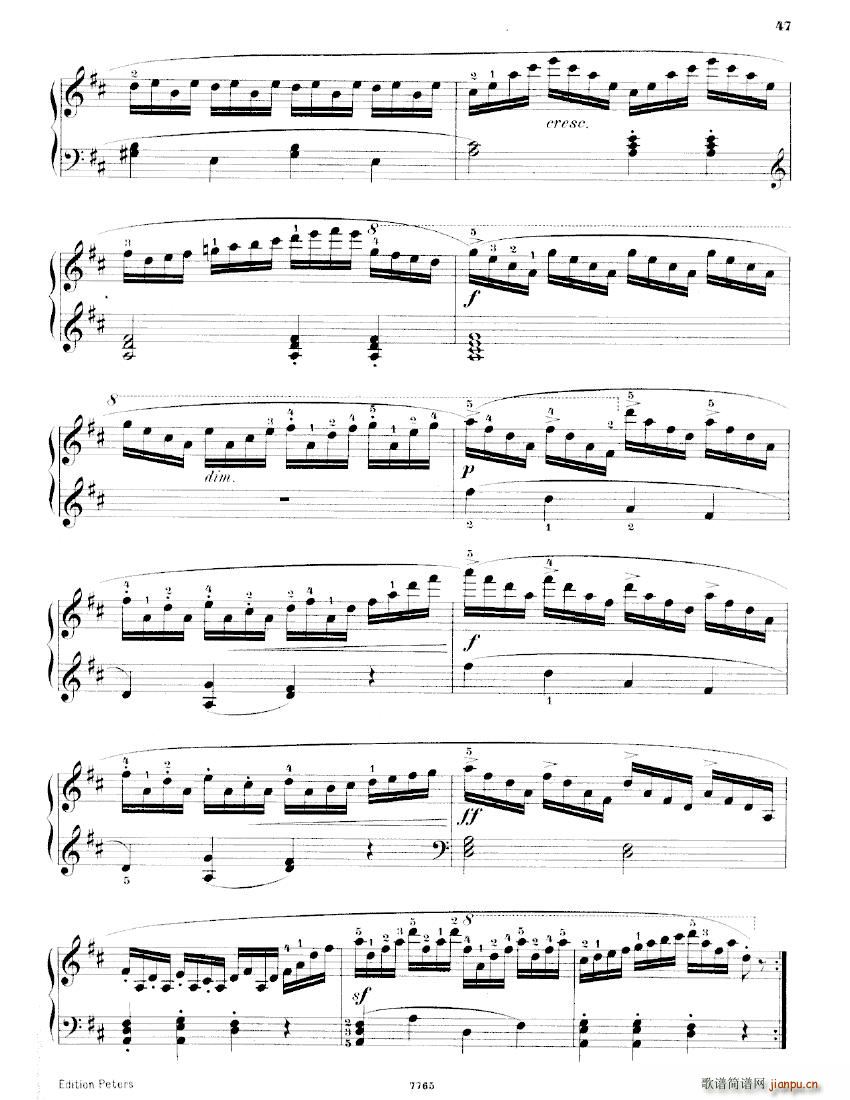 Czerny Studies of Mechanism Op849 二(钢琴谱)7