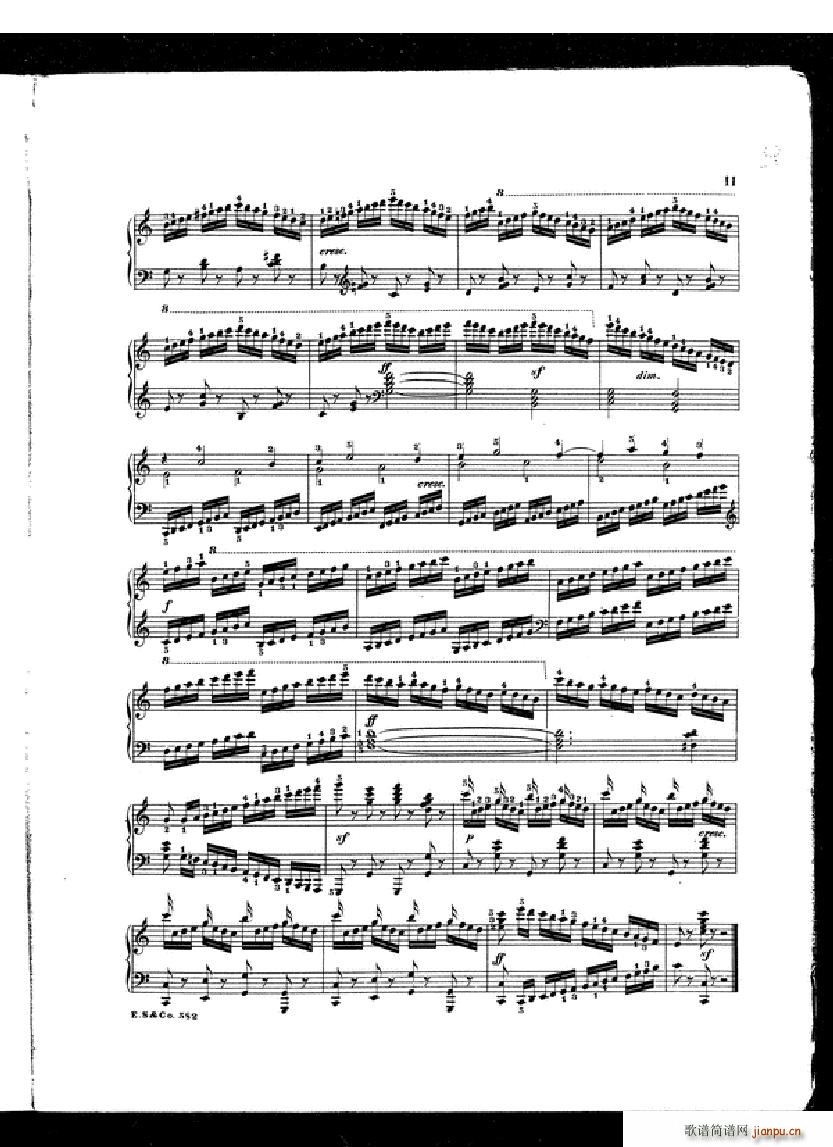 Czerny School of Velocity book 1 Op 299(钢琴谱)9