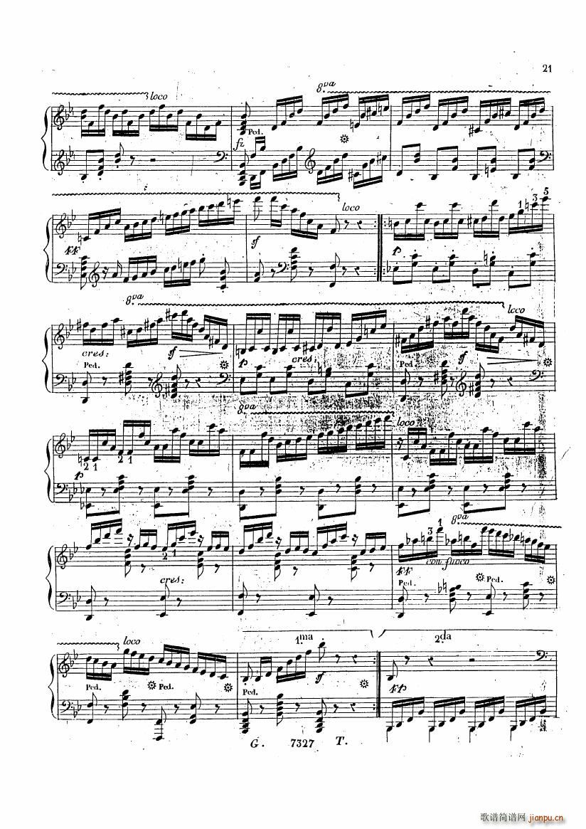 Czerny Fantasy on IL FRIOSO Op 328(钢琴谱)21