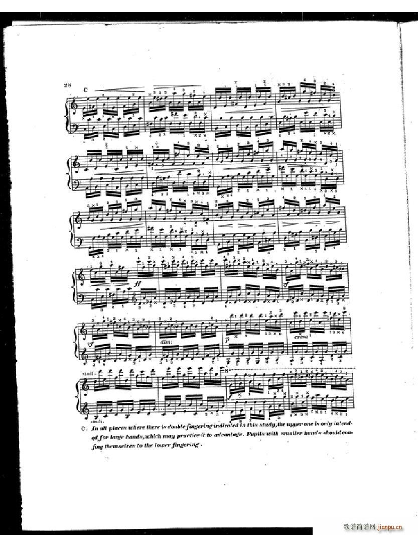 Czerny Etudes de la Velocite(钢琴谱)25